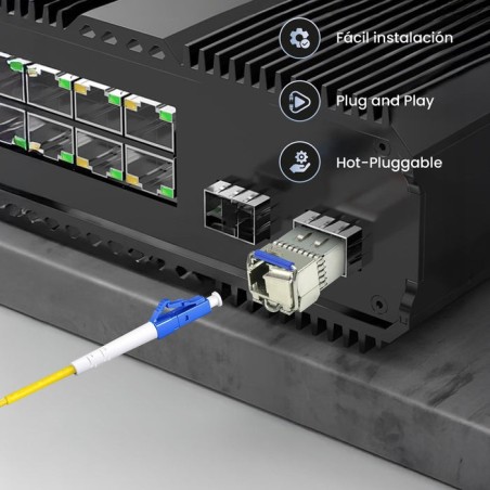 Extralink yt-sfp+ lra/lrb sfp+ 1xlc (single-mode) 1270/1330nm bidi 20km - pair