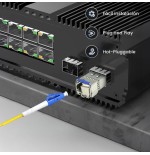 Extralink yt-sfp+ lra/lrb sfp+ 1xlc (single-mode) 1270/1330nm bidi 20km - pair