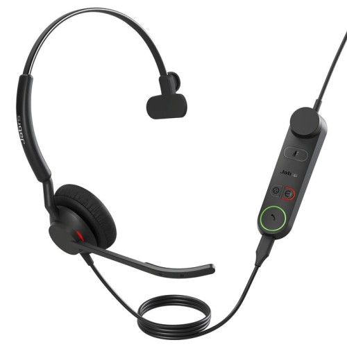 Auriculares jabra 5093-299-2259  alámbrico usb tipo c negro