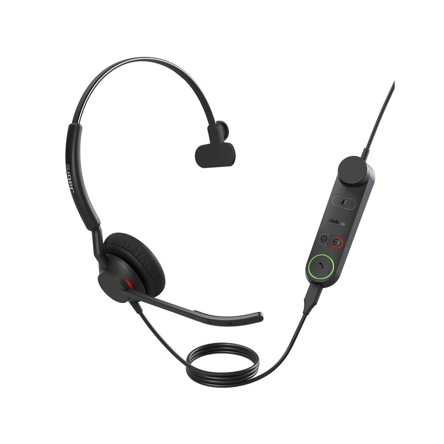 Auriculares jabra 5093-299-2259  alámbrico usb tipo c negro