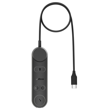 Auriculares jabra 5093-299-2259  alámbrico usb tipo c negro