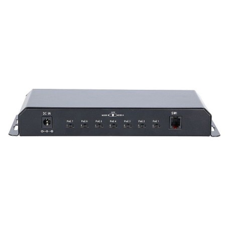 Extralink ex.1025 extralink 8-port gbe unmanaged poe switch 18-57v dc, in set 24v 60w poweradapter