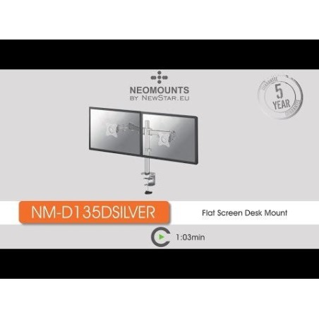 Monitor acc desk mount 10-27"/nm-d135dsilver neomounts