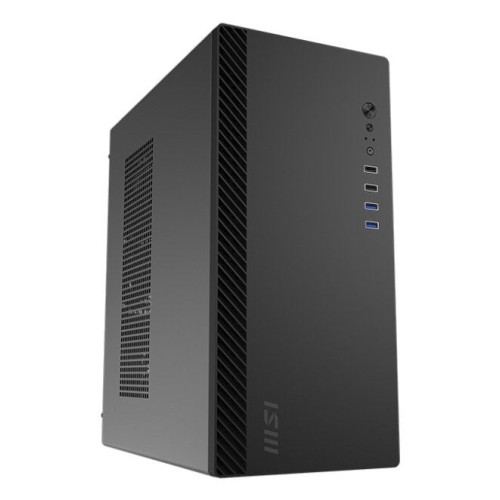 Caja pc  gaming msi pro shield m100p atx 2xusb3.2 rgb negro
