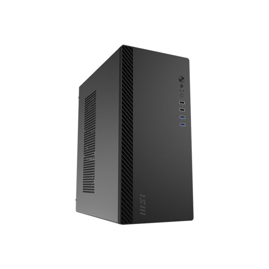 Caja pc  gaming msi pro shield m100p atx 2xusb3.2 rgb negro