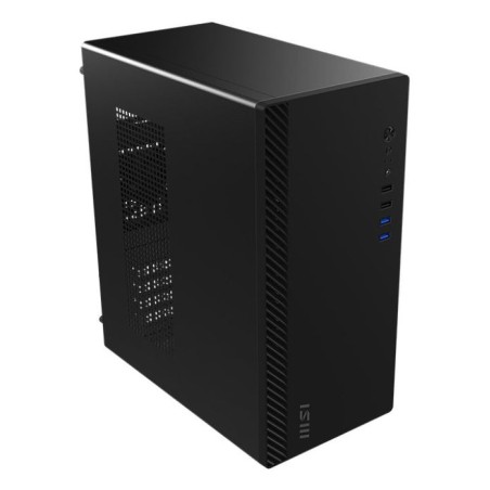 Caja pc  gaming msi pro shield m100p atx 2xusb3.2 rgb negro