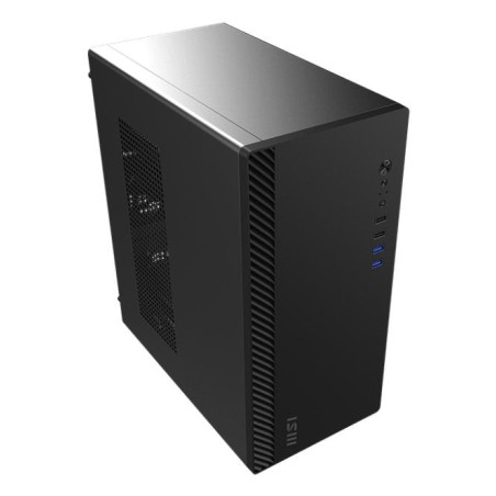 Caja pc  gaming msi pro shield m100p atx 2xusb3.2 rgb negro