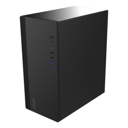 Caja pc  gaming msi pro shield m100p atx 2xusb3.2 rgb negro