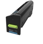 Lexmark cartucho toner cyan xc8160, 8163