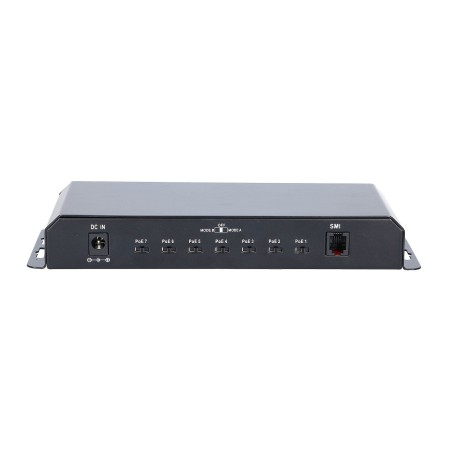Extralink ex.1025 extralink 8-port gbe unmanaged poe switch 18-57v dc, in set 24v 60w poweradapter