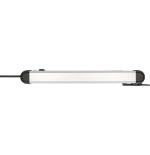 Brennenstuhl 1391030611 base múltiple 3 m 6 salidas ac interior negro, plata