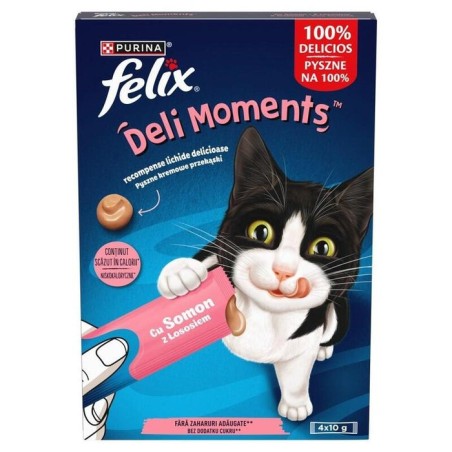 Purina felix deli moments salmon 4x10g