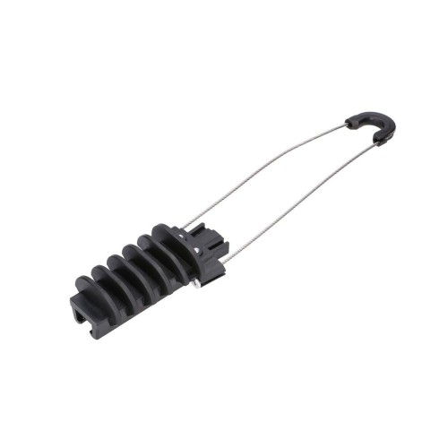 Extralink anchoring clamp pa6-9 abrazadera para cable negro, acero