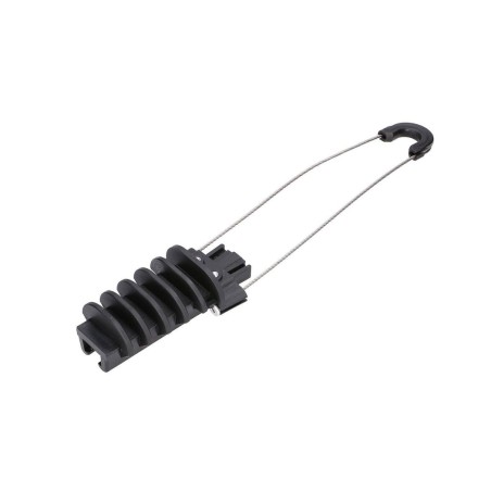 Extralink anchoring clamp pa6-9 abrazadera para cable negro, acero