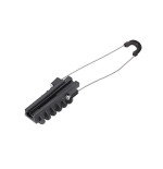 Extralink anchoring clamp pa6-9 abrazadera para cable negro, acero