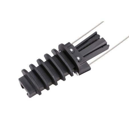 Extralink anchoring clamp pa6-9 abrazadera para cable negro, acero