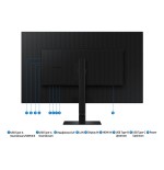 Monitor samsung s80ud 37" 3840 x 2160 pixeles 4k ultra hd lcd negro