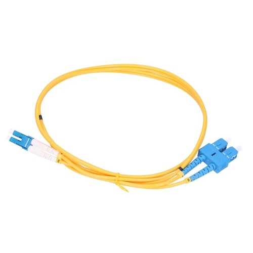 Extralink ex.3609 cable de fibra optica 1 m sc/upc lc/upc ftth g.652d amarillo