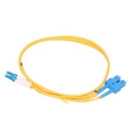 Extralink ex.3609 cable de fibra optica 1 m sc/upc lc/upc ftth g.652d amarillo