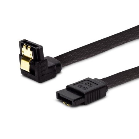 Cable sata angular savio gak-04 black