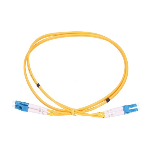 Extralink cable fibra óptica sm lc/upc-lc/upc dup g652d pvc 3.0mm 1m