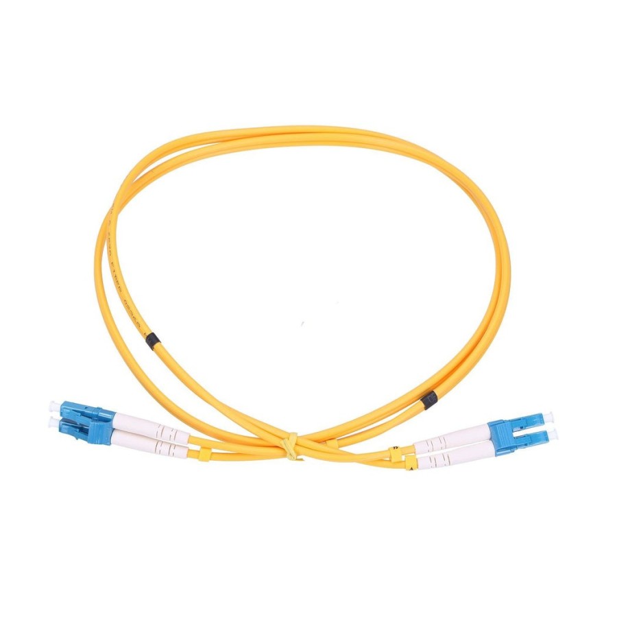 Extralink cable fibra óptica sm lc/upc-lc/upc dup g652d pvc 3.0mm 1m