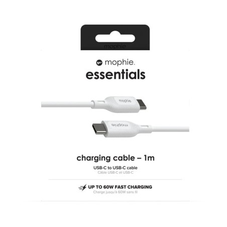 Cable zagg mophie essentials usb-c (m) a usb-c (m) 1m white