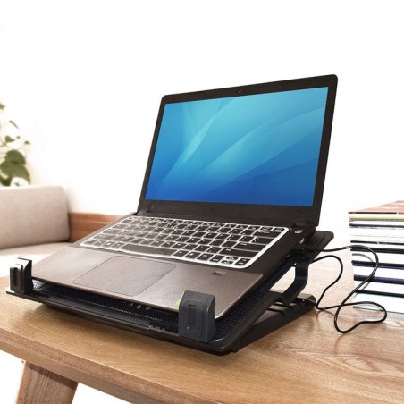 Ewent disipador portatil hasta 17"1 ventilador 2 puertos usb ew1258