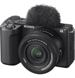 Cámara digital híbrida sony zv-e10 ii cuerpo de cámara para vlogging