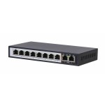 Extralink 8 ports poe switch 802.3af 48v 96w