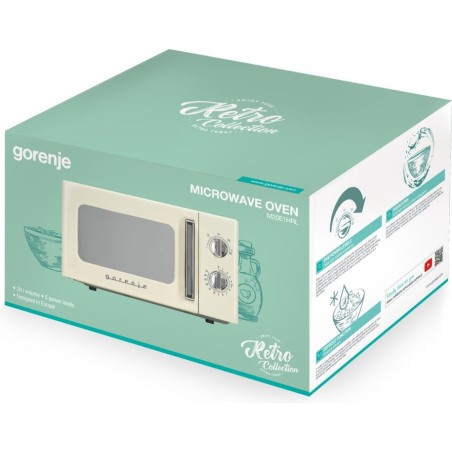 Microondas gorenje mo20e1hrl white/cream 896873