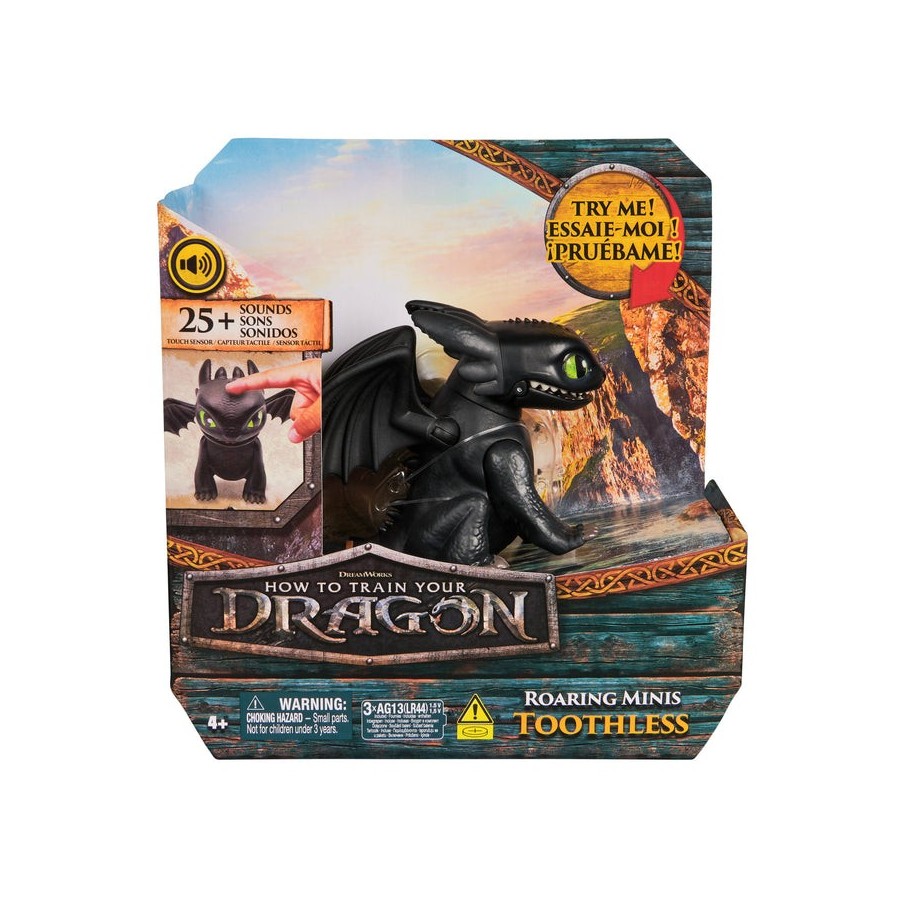 Spin master cómo entrenar a tu dragón - mini dragón interactivo desdentado 6074239