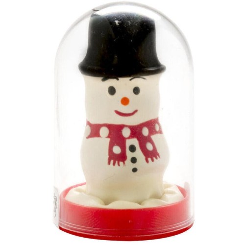 Condomerie - preservativo decorativo pintado a mano muñeco de nieve
