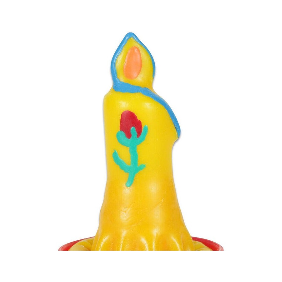 Condomerie - preservativo decorativo pintado a mano vela