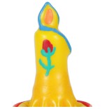 Condomerie - preservativo decorativo pintado a mano vela