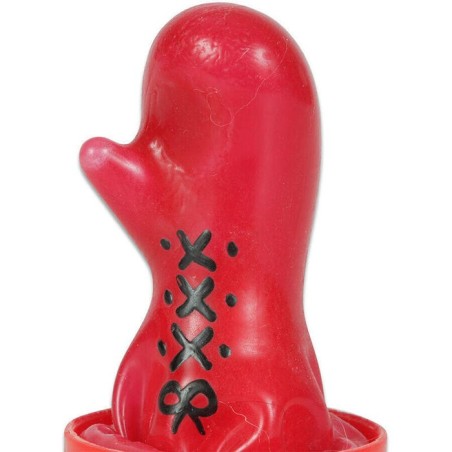Condomerie - preservativo decorativo pintado a mano guante de boxeo