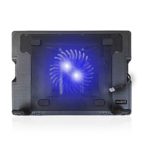 Ewent disipador portatil hasta 17"1 ventilador 2 puertos usb ew1258