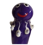Condomerie - preservativo decorativo pintado a mano pulpo morado