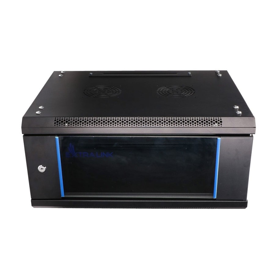 Armario rack extralink ex.2886 (178 mm / 600 mm / 450 mm, colgante 19 '' negro