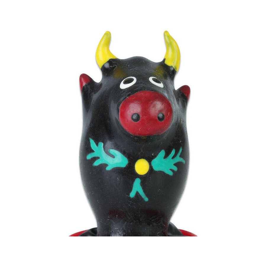 Condomerie - preservativo decorativo pintado a mano toro negro modelo 1