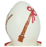 Condomerie - preservativo decorativo pintado a mano huevo de pascua blanco