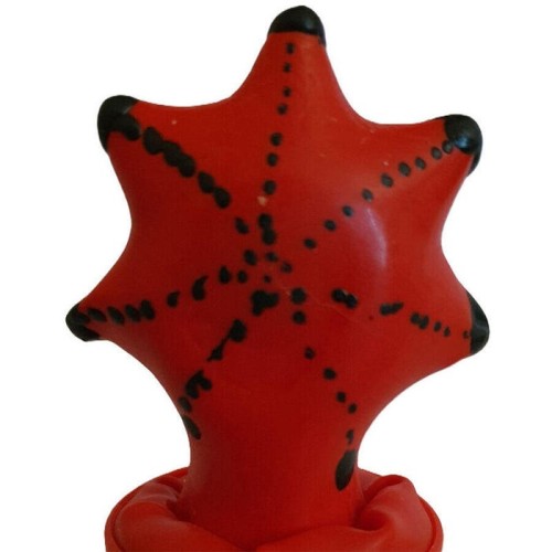 Condomerie - preservativo decorativo pintado a mano estrella de mar
