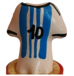 Condomerie - preservativo decorativo pintado a mano camiseta messi n10