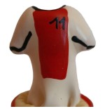 Condomerie - preservativo decorativo pintado a mano camiseta ajax