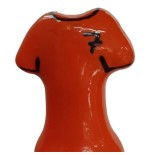 Condomerie - preservativo decorativo pintado a mano camisa naranja