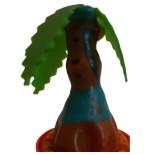Condomerie - preservativo decorativo pintado a mano palmera