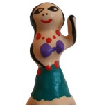 Condomerie - preservativo decorativo pintado a mano chica hula