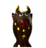 Condomerie - preservativo decorativo pintado a mano toro negro modelo 2