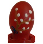 Condomerie - preservativo decorativo pintado a mano huevo de pascua rojo
