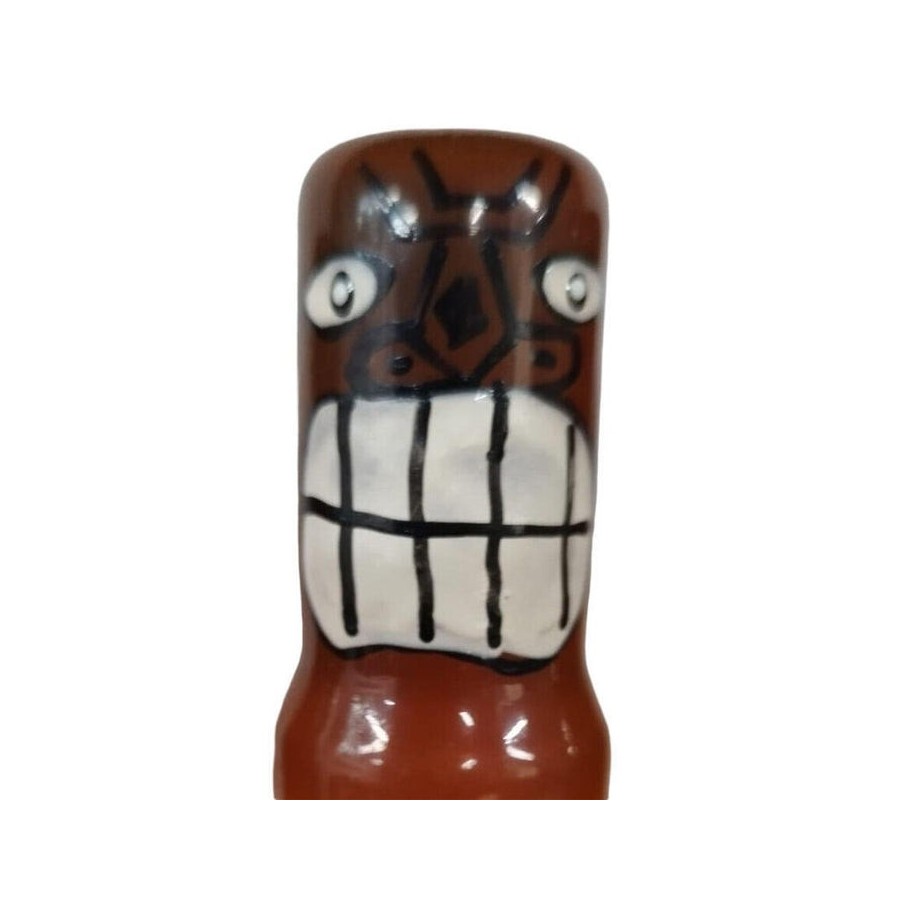 Condomerie - preservativo decorativo pintado a mano totem tiki-friki-02